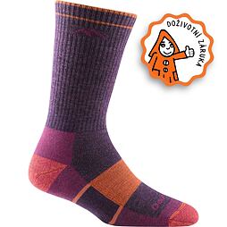 Funkční ponožky s merinem Darn Tough Hiker Boot Midweight with Full Cushion - plum heather