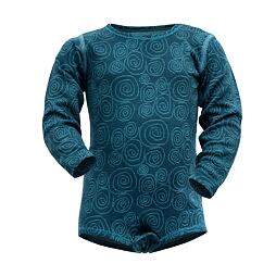 Dětské funknčí body s merinem Devold Duo active baby flood s dlouhým rukávem