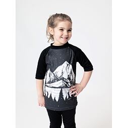 Dětské funkční UV tričko Drexiss CoolMax krátký rukáv follow the mountains