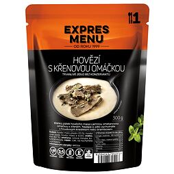 Hovězí s křenovou omáčkou Expres menu 1 porce
