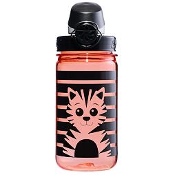 Dětská lahev Nalgene Clear Kids OTF 350 ml Orange Tiger sustain