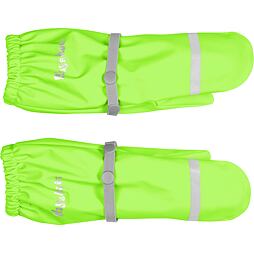 Dětské zateplené rukavice do deště Playshoes neonově zelené