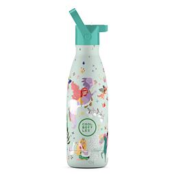 Dětská termoska Cool Bottles Kids 3D Princess Kingdom třívrstvá 350 ml
