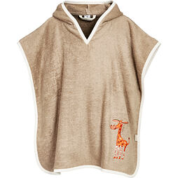 Dětské pončo Playshoes Wild Animals brown