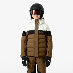 Dětská lyžařská bunda Helly Hansen JR Girl Diamond - sepia