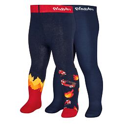 Dětské punčocháče Playshoes navy - double pack