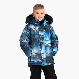 Dětská zimní bunda Huppa Ante navy pattern
