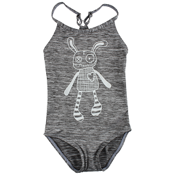 Dívčí plavky jednodílné Small Rags s UV50 zajíček