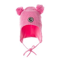 Dětská zimní pletená čepice Huppa Mila light pink