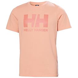 Juniorské tričko Helly Hansen JR logo - rose quartz