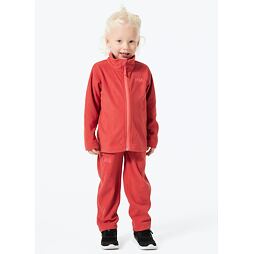 Dětský fleecový set mikiny a tepláků Helly Hansen - poppy red