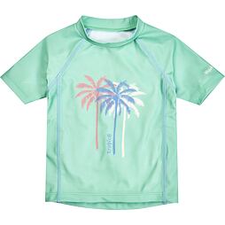 Dětské UV tričko Playshoes Palmy mint - krátký rukáv