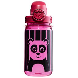 Dětská lahev Nalgene Clear Kids OTF 350 ml Pink panda sustain