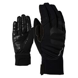 Softshellové rukavice Ziener Ilko Gore-Tex WS black - prstové