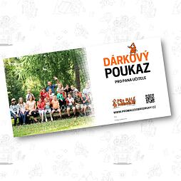 Dárkový poukaz Promaledobrodruhy.cz pro pana učitele