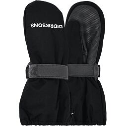 Dětské zimní rukavice Didriksons Biggles Zip black - celorozepínací palčáky