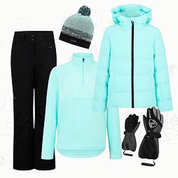 Dětský zimní outfit Ziener pro juniory Amani - radiant lagoon