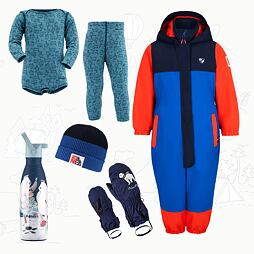 Dětský zimní outfit Ziener Anup - cobalt blue