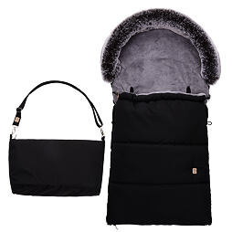 Fusak DE LUXE Little Angel 5bod Outlast® - černá/šedá