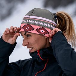 Sportovní čepice Bosa Active Aztec s otvorem na culík, cop