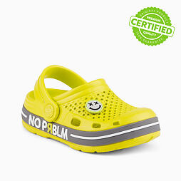 Dětské sandály Coqui Lindo citrus / mid. grey PRBLM + amulet