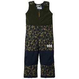 Dětské zimní kalhoty Helly Hansen K Vertical pant olive aop - ROSTOUCÍ