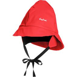 Dětský klobouk do deště Playshoes s fleecem červený