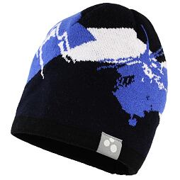 Dětská pletená čepice Huppa Carlos navy