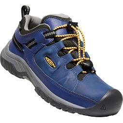 Dětské boty KEEN Targhee Low WP blue depths/forest night