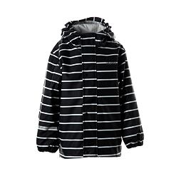 Dětská bunda do deště Huppa Jackie proužkovaná dark gray
