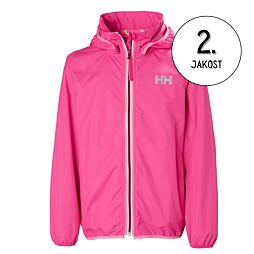 Dětská nepromokavá bunda Helly Hansen JR Helium packable jacket dragon fruit - SBALITELNÁ 2. jakost