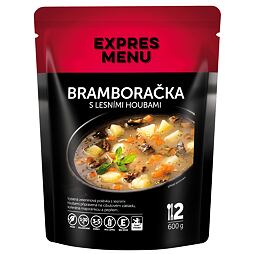 Bramboračka s lesními houbami Expres menu 2 porce