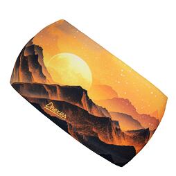Funkční čelenka dvouvrstvá Drexiss Sunset Yellow - nezateplená