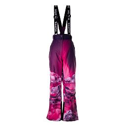 Juniorské lyžařské kalhoty Huppa Greta fuchsia pattern