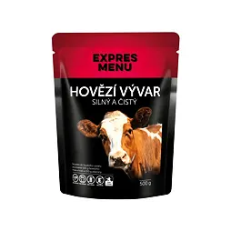 Vývar hovězí silný a čistý Expres menu 2 porce 500 g