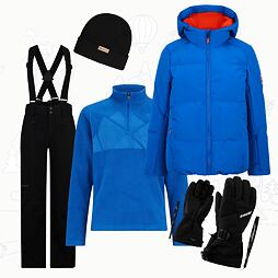 Dětský zimní outfit Ziener pro juniory Awar - cobalt blue