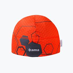 Dětská běžecká čepice Kama BW66 WINDSTOPPER - Oranžová