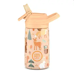 Dětská nerezová termoláhev Cool Bottles 3D Kiddie Woodland Buddies 350 ml