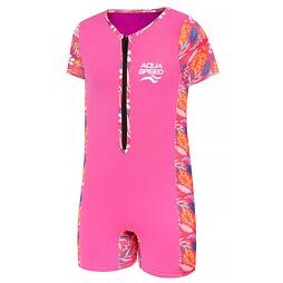 Dětský UV neoprén Aqua Speed Neosplash swimsuit - pink