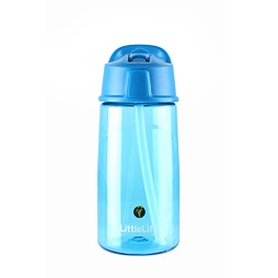 Dětská lahev s brčkem LittleLife Flip-Top Bottle 550 ml Modrá