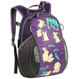 Dětský batoh Boll Bunny lavender 6 l s plyšákem Myškou
