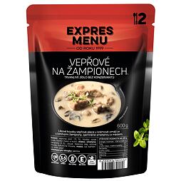 Vepřové na žampionech Expres menu 2 porce