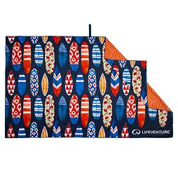 Rychleschnoucí ručník LifeVenture SoftFibre Printed Trek Towel Recycled Surfboards