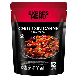 Chilli sin carne s tempehem Expres menu 2 porce