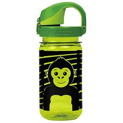 Dětská lahev Nalgene Clear Kids OTF 350 ml Green monkey sustain