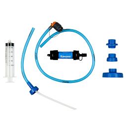 Sada uzávěrů a vodního filtru Source Convertube pro vytvoření hydratačního systému z jakékoliv lahve