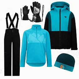 Dětský zimní outfit Ziener pro juniory Abbe - black