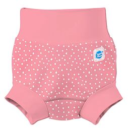Dětské plenkové plavky Splash About Happy Nappy Pink Dotty