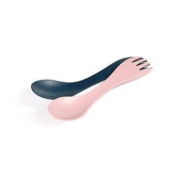 Dětský cestovní příbor Light my fire Swedish Spork little 2-pack hazyblue/dustypink