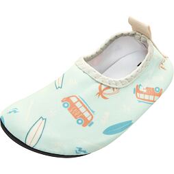 Dětské barefoot boty do vody Playshoes Surfbus - mint green